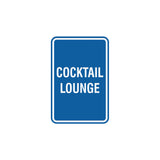 Portrait Round Cocktail Lounge Sign