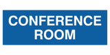 Blue Standard Conference Sign