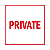 Signs ByLITA Square Private Sign