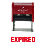 Expired Self Inking Rubber Stamp