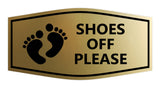 Signs ByLITA Fancy Shoes Off Please Remove Sign