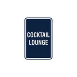 Portrait Round Cocktail Lounge Sign