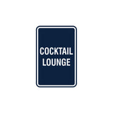 Portrait Round Cocktail Lounge Sign