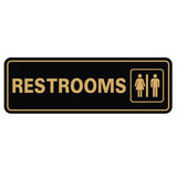 Standard Restrooms Sign