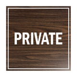 Signs ByLITA Square Private Sign