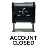 Account Closed Self Inking Rubber Stamp