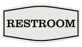 Fancy Restroom Sign