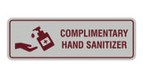 Signs ByLITA Standard Complimentary Hand Sanitizer Sign