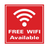 FREE WIFI AVAILABLE Wall / Door Sign