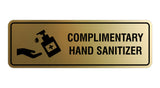 Signs ByLITA Standard Complimentary Hand Sanitizer Sign