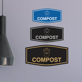 Fancy Compost Wall or Door Sign
