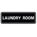 Black Standard Laundry Sign