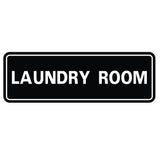  Black Standard Laundry Sign