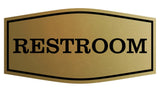 Fancy Restroom Sign