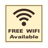 FREE WIFI AVAILABLE Wall / Door Sign