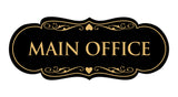Designer Main Office Sign