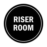 Signs ByLITA Circle Riser Room Sign