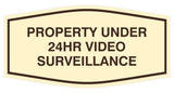 Fancy Property Under 24Hr Video Surveillance Sign