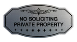 Victorian No Soliciting Private Property Sign