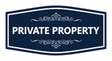 Signs ByLITA Fancy Private Property Sign