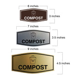 Fancy Compost Wall or Door Sign