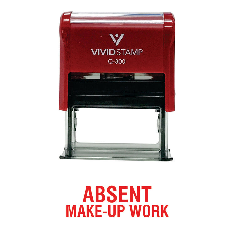 Absent Make-Up Work Teacher Self Inking Rubber Stamp