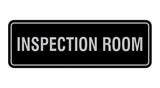 Standard Inspection Room Sign
