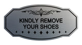 Victorian Kindly Remove Your Shoes Sign
