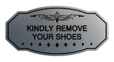 Victorian Kindly Remove Your Shoes Sign