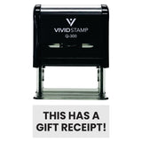 THIS HAS A GIFT RECEIPT! Self-Inking Office Rubber Stamp