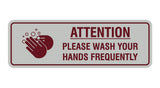 Signs ByLITA Standard Attention Please Wash Your Hands Sign