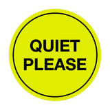 Signs ByLITA Circle Quiet Please Sign