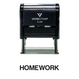 Homework Teacher Self Inking Rubber Stamp