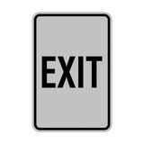 Portrait Round Exit Sign