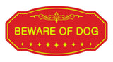Victorian Beware Of Dog Sign