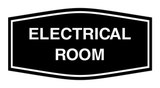 Fancy Electrical Room Sign
