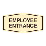 Fancy Employee Entrance Sign