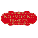 Designer NO SMOKING Thank You Sign