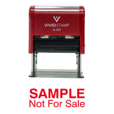 Sample Not For Sale Self Inking Rubber Stamp