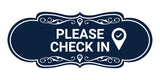 Designer Please Check In Wall or Door Sign