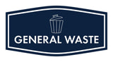 Fancy General Waste Wall or Door Sign