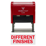 DIFFERENT FINISHES Self-Inking Office Rubber Stamp