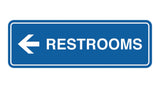 Signs ByLITA Standard RESTROOM (LEFT ARROW) Sign