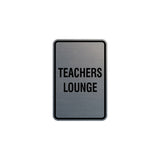 Portrait Round Teachers Lounge Sign