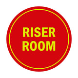 Signs ByLITA Circle Riser Room Sign