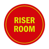 Signs ByLITA Circle Riser Room Sign