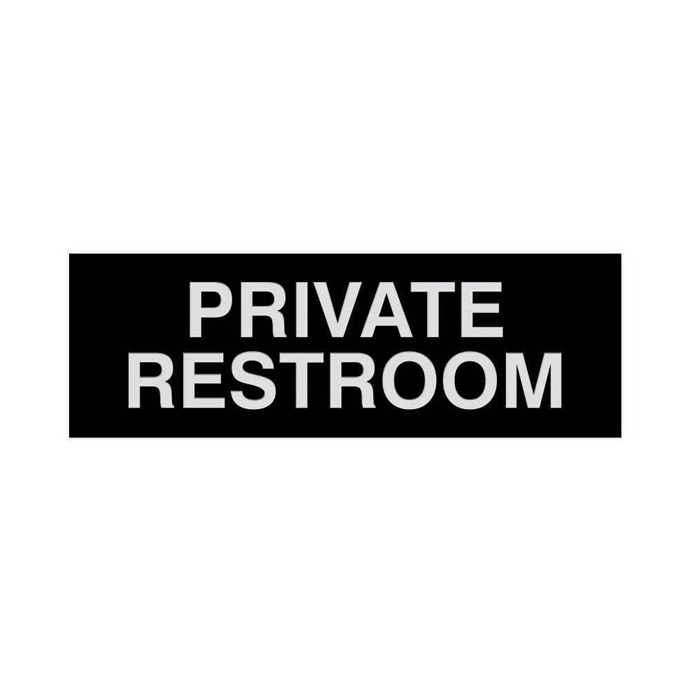 Basic Private Restroom Door / Wall Sign