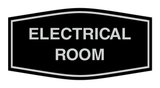 Fancy Electrical Room Sign
