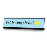 Outstanding Student, Student Award Desk Sign (2 x 8")