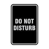 Portrait Round Do Not Disturb Sign